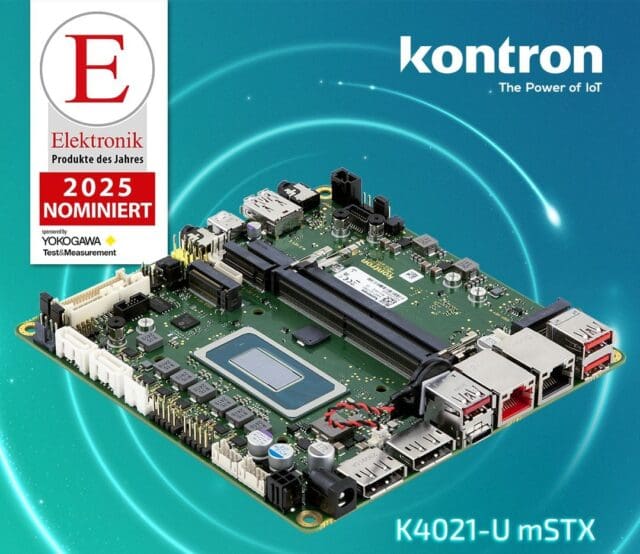 La placa base K4021-U mSTX de Kontron